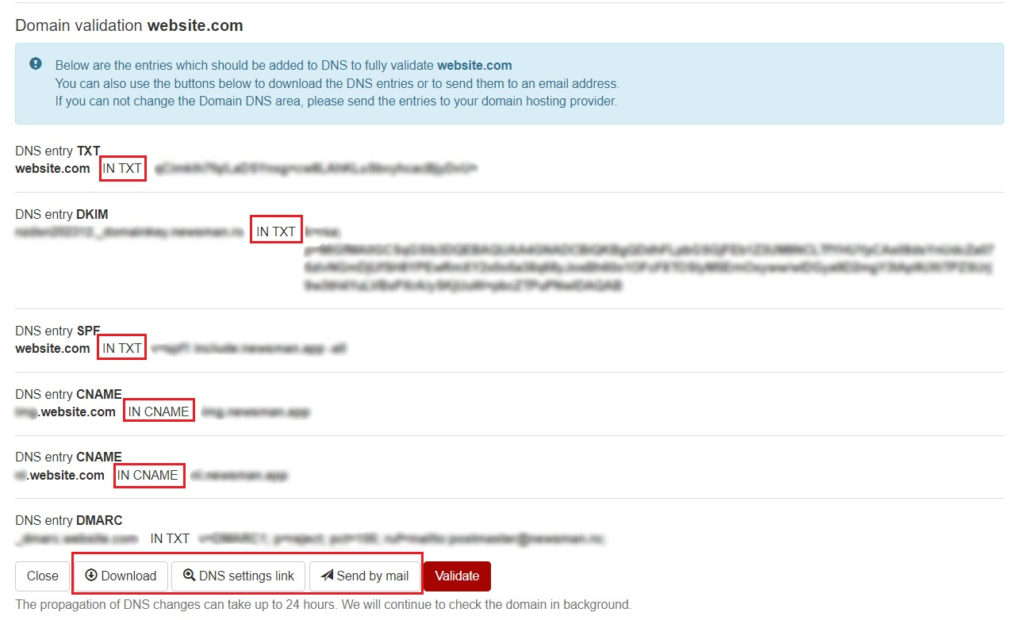 dns-validation-for-sending-email-campaigns-domain