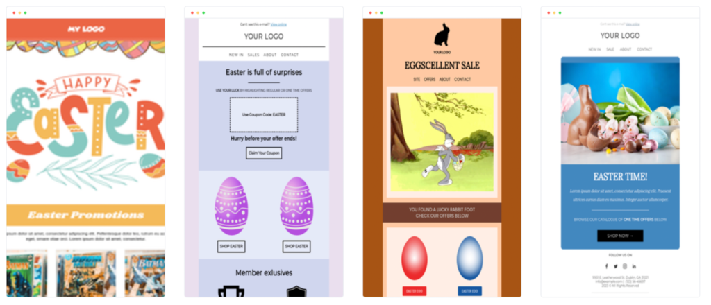Easter Email Newsletter Templates