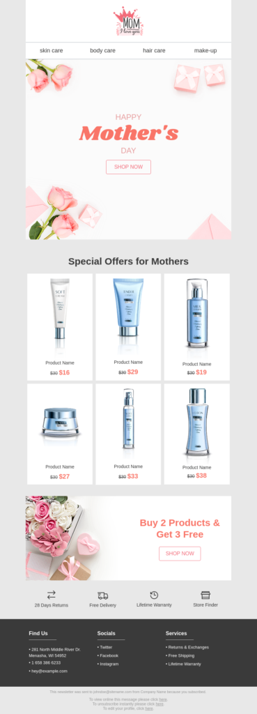newsletter-template-mothers-day-2