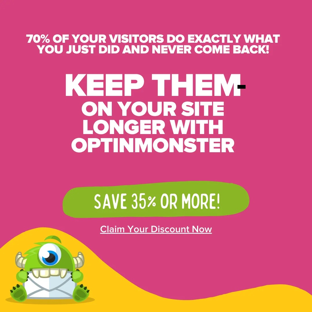 optinmonster exint intent pop up